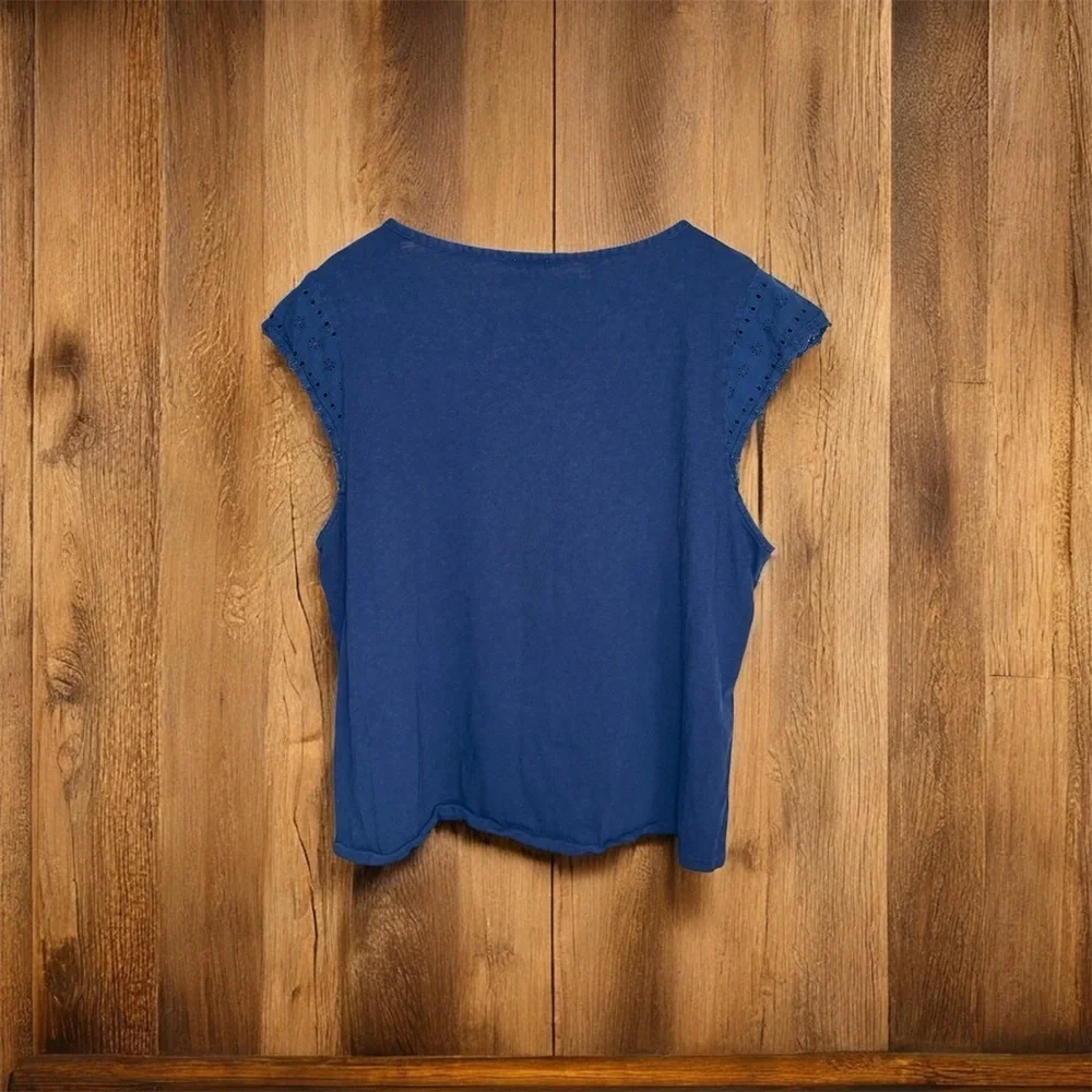 J. Crew Deep Blue Tank Top
